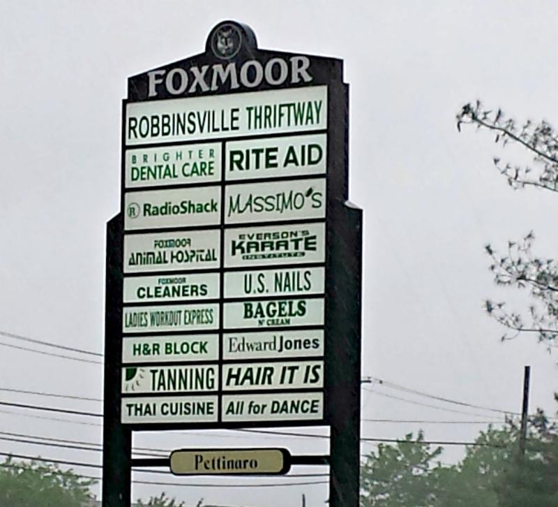 foxmoor sign